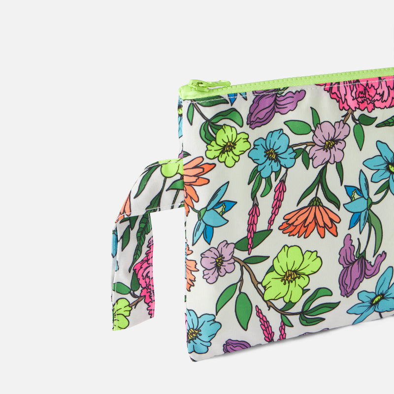 Pareasy nylon pochette with flower print