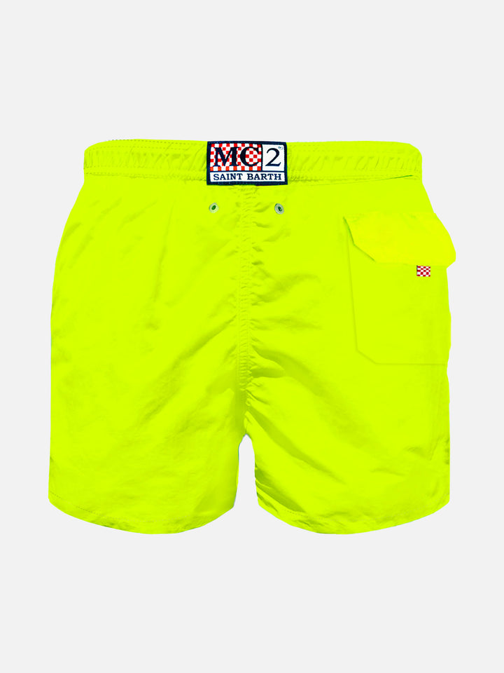 Boy swim shorts with pirates embroidery