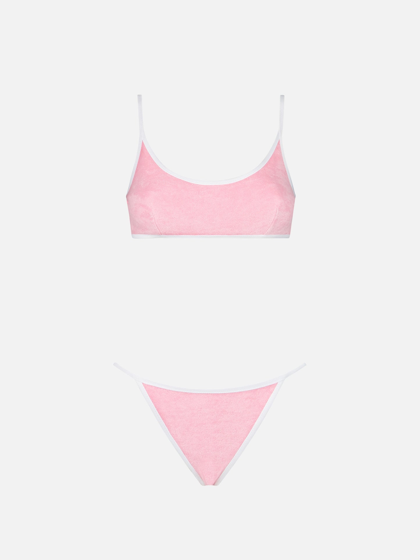 Bikini da donna a bralette in spugna con piping | MELISSA SATTA EDIZIONE SPECIALE
