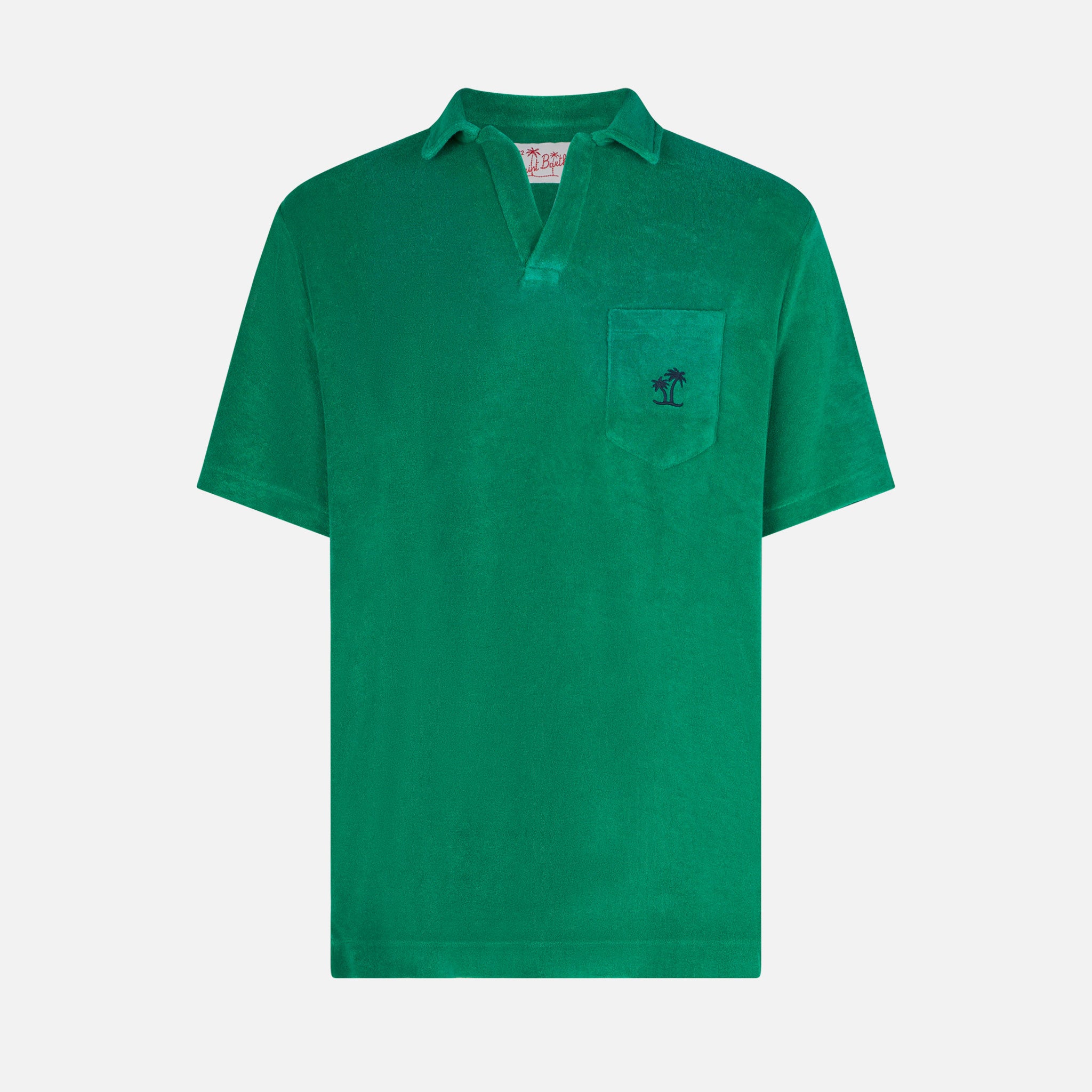 Man green terry polo – MC2 Saint Barth