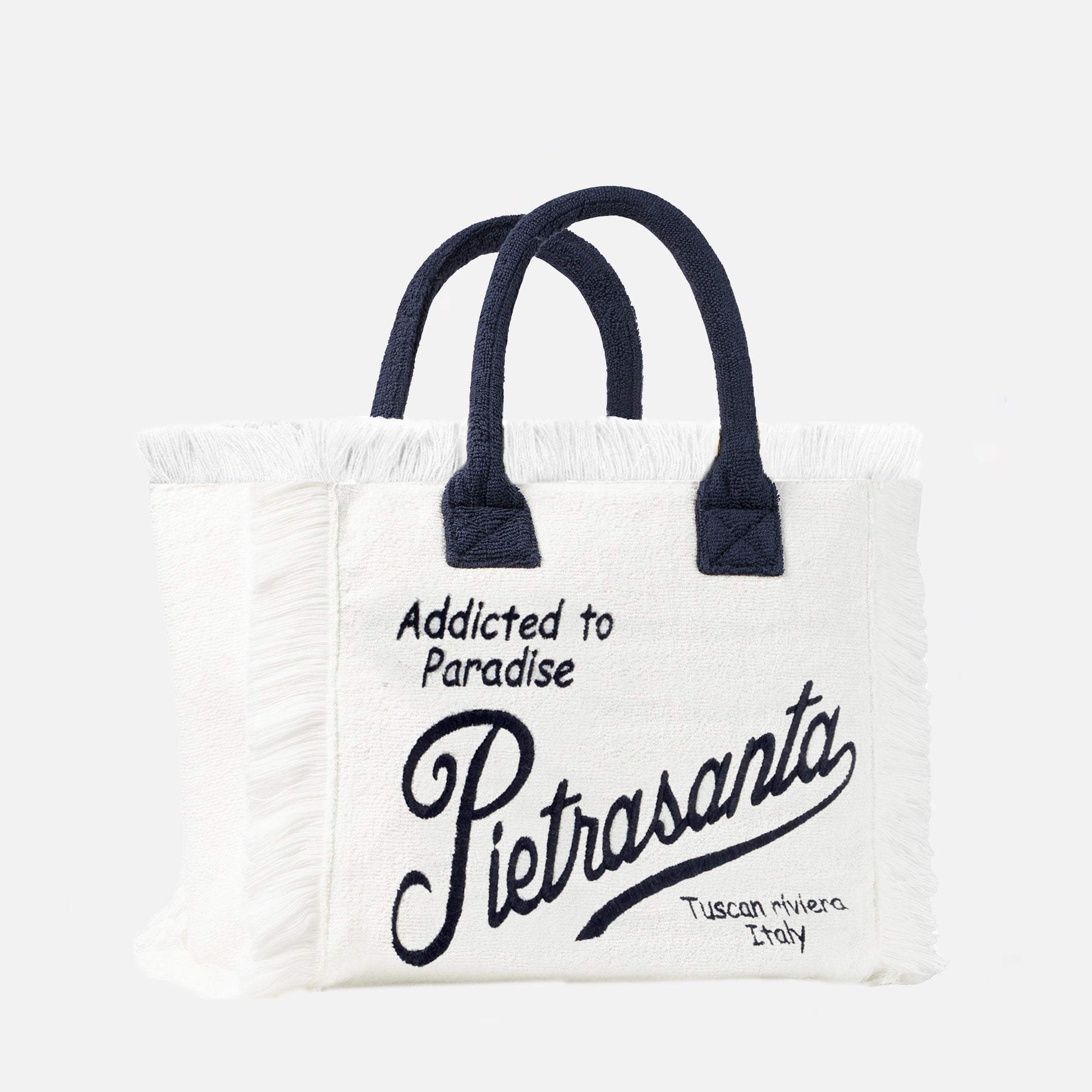 Vanity terry shoulder bag with Pietrasanta embroidery – MC2 Saint