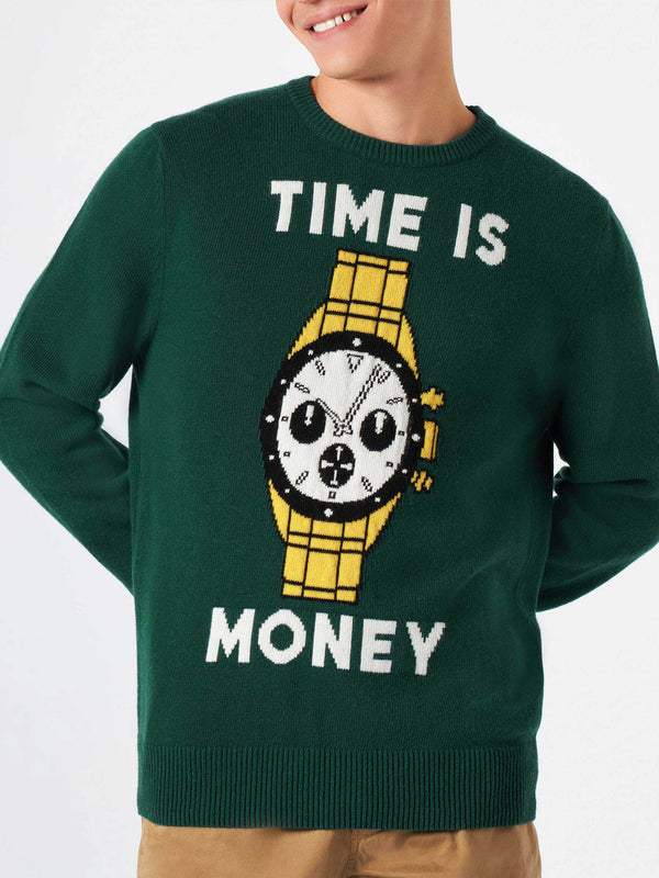 Maglia da uomo con stampa Time is Money