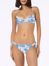 Damen Toile de Jouy U-Ausschnitt-Bralette-Bikini May Yali