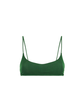 Top bralette donna verde