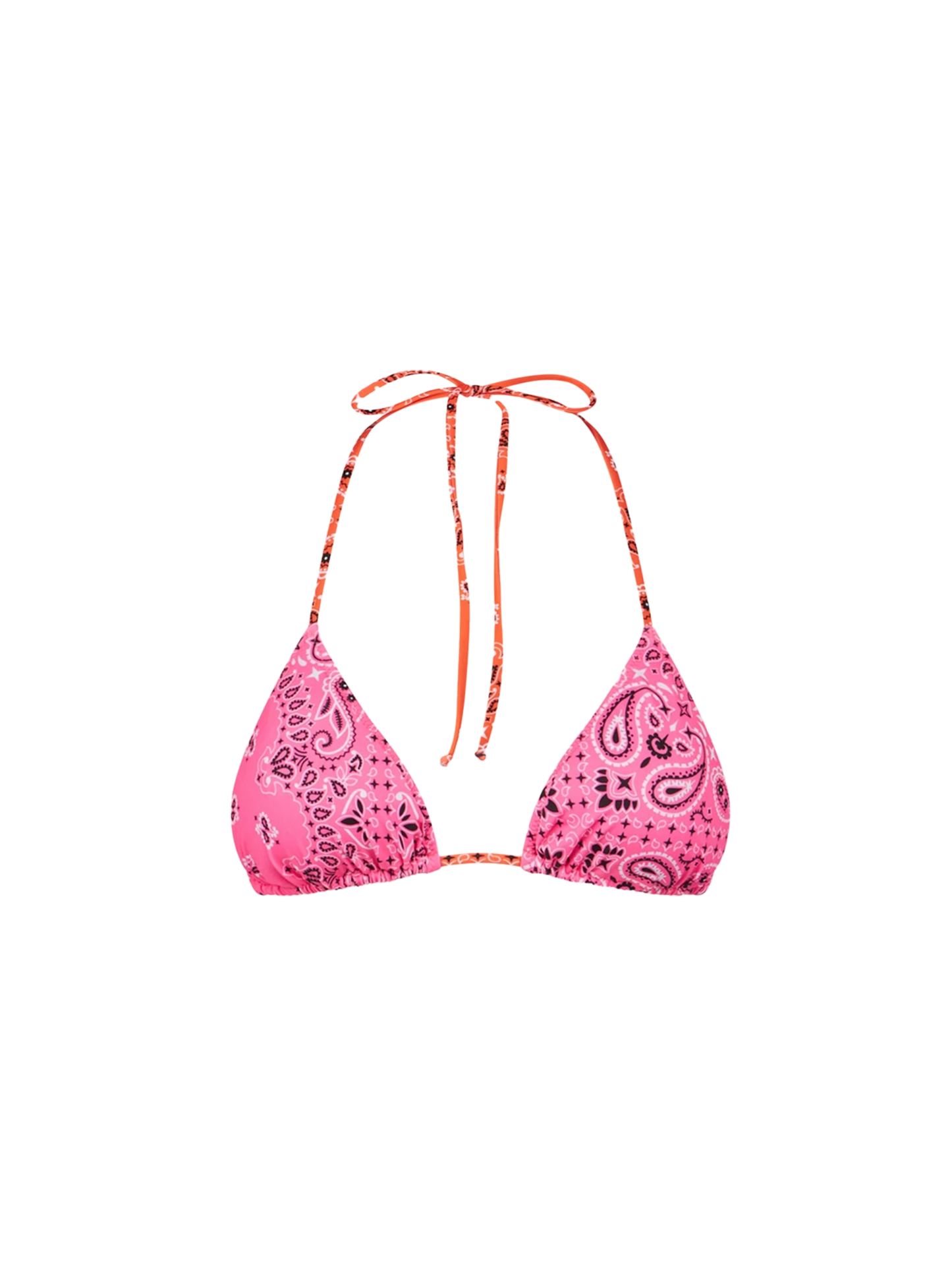 Top a triangolo donna con stampa bandana