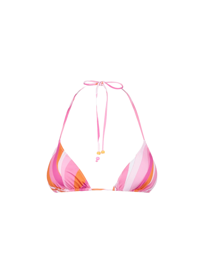 Damen-Triangel-Top mit Wellenmuster