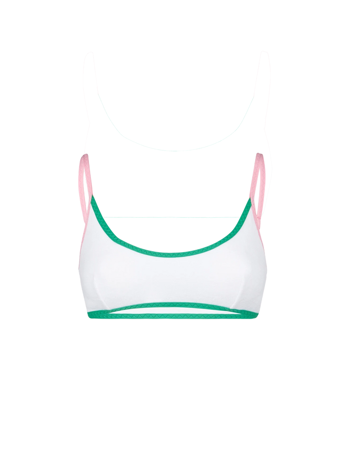 Woman terry bralette swimsuit