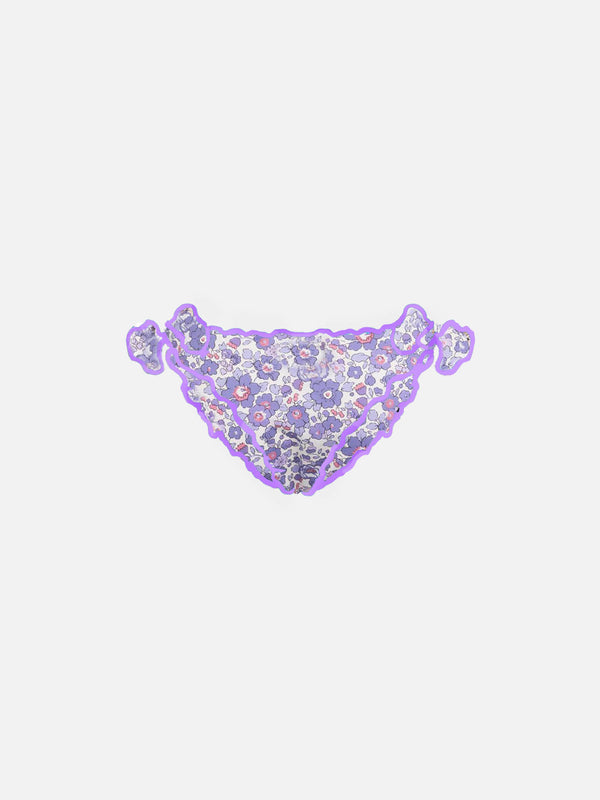 Girl classic swim briefs with Betsy print | MADE WITH LIBERTY FABRIC