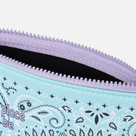 Pochette Aline in scuba verde acqua