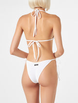 Bikini da donna a triangolo crinkle