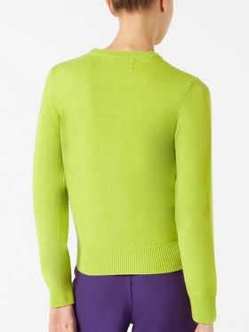 Maglione da donna verde acido Acid is cool