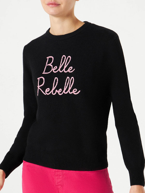 Maglione da donna con ricamo Belle Rebelle