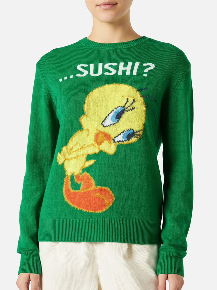 Woman sweater with Tweety print | WARNER BROS SPECIAL EDITION