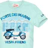 T-shirt da bambino in cotone con stampa Vespa | Vespa® Edizione Speciale