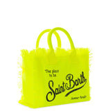 Colette-Tasche aus fluogelbem Baumwollcanvas