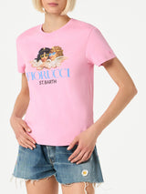 Damen-T-Shirt aus Baumwolle mit Fiorucci-Print | FIORUCCI-SONDERAUSGABE