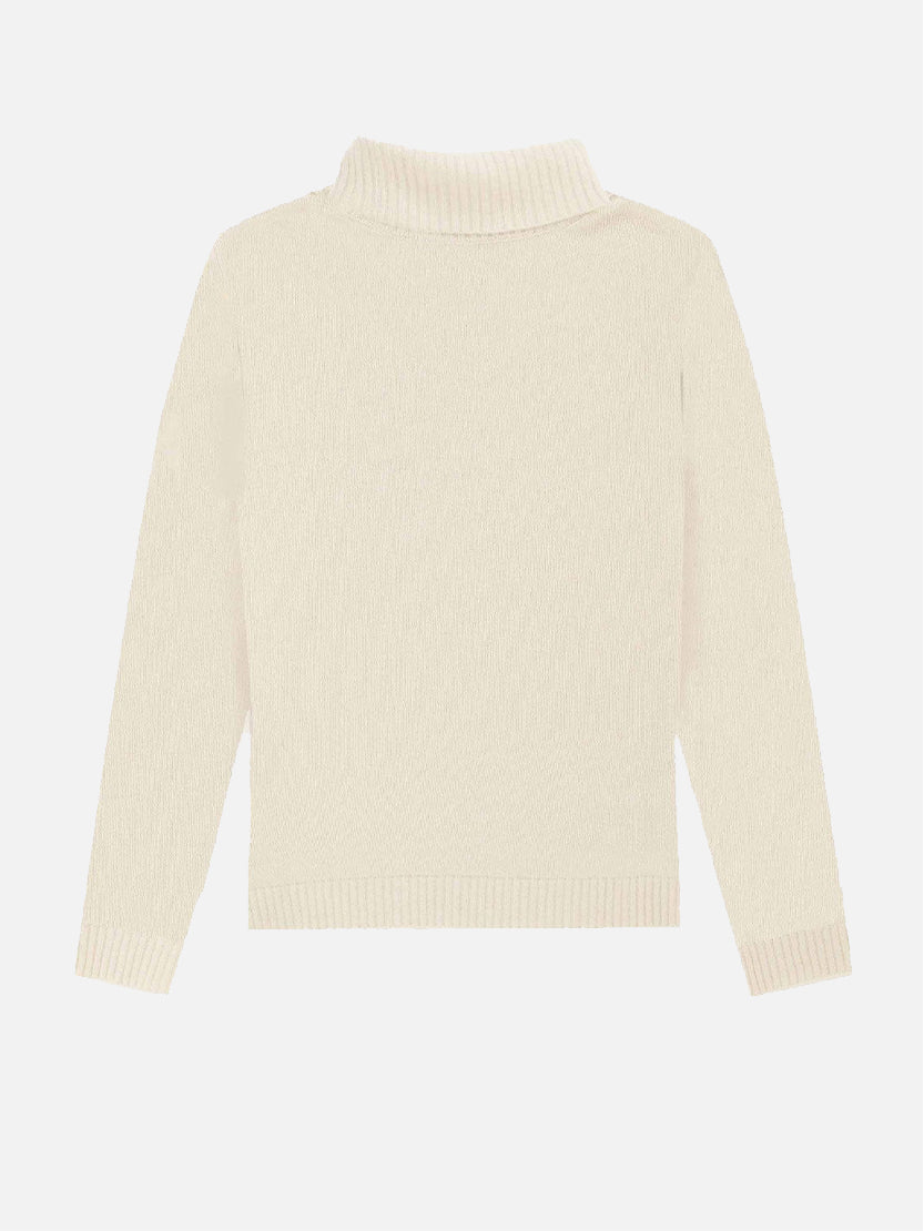 Woman turtleneck sweater Apres Ski queen lurex embroidery