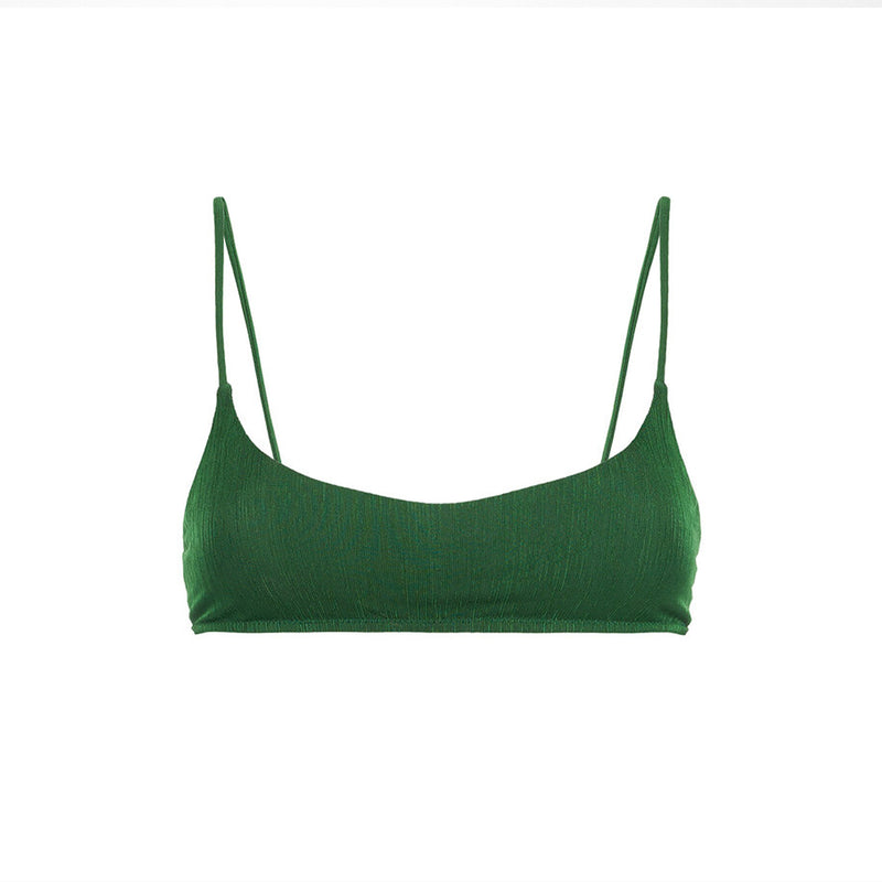 Grünes Bralette-Top für Damen