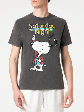 Man cotton t-shirt with Snoopy dancer print | PEANUTS® SPECIAL EDITION - MC2 Saint Barth