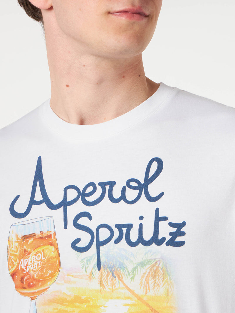 Herren-T-Shirt aus Baumwolle mit „Aperol Spritz Venice“-Aufdruck | APEROL SONDEREDITION