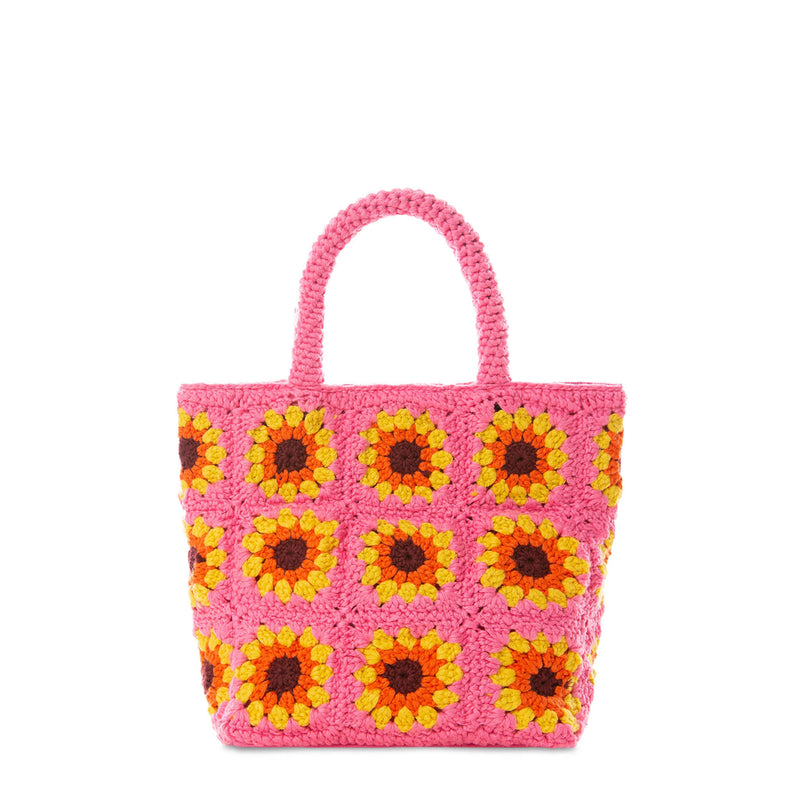 Sonnenblumen-Häkeltasche