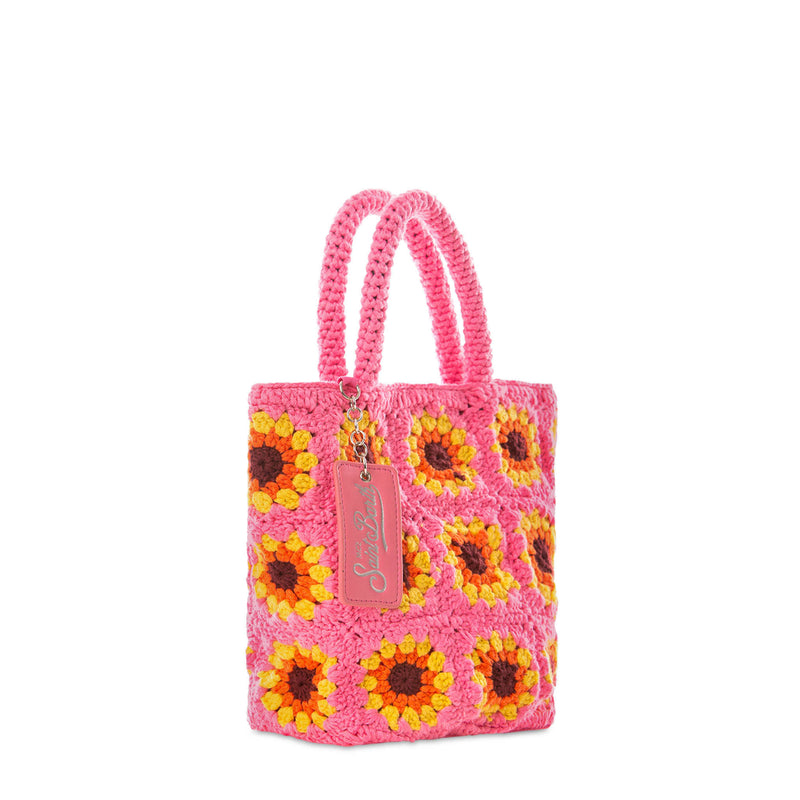 Sonnenblumen-Häkeltasche