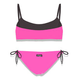 St. Barth front graphic girl's bralette bikini