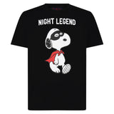 Man cotton t-shirt with Snoopy night legend print  | SNOOPY - PEANUTS™ SPECIAL EDITION