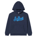 Boy navy blue hooded sweatshirt