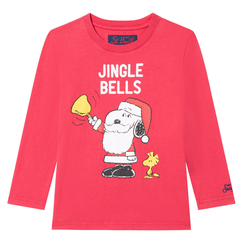 Jungen-T-Shirt mit Snoopy-Aufdruck Jingle Bells |Peanuts© Special Edition