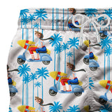 Oh Vespa®! mid-length swim shorts - Vespa® Special Edition