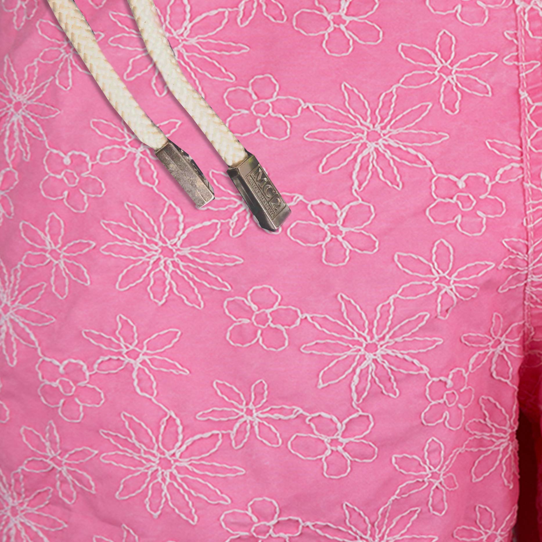 Pink embroidered swim shorts - MC2 Saint Barth