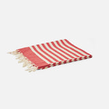 Fouta classico a nido d'ape con righe