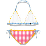 Girl bikini with wave trim