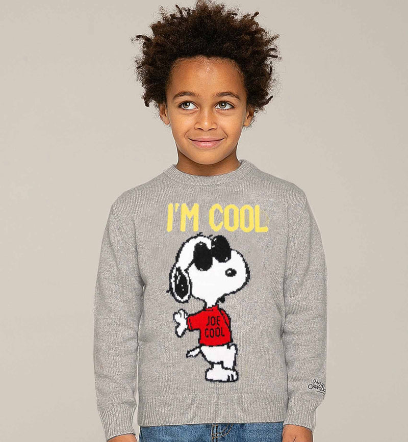 Maglia da bambino grigia Snoopy Cool - Special Edition