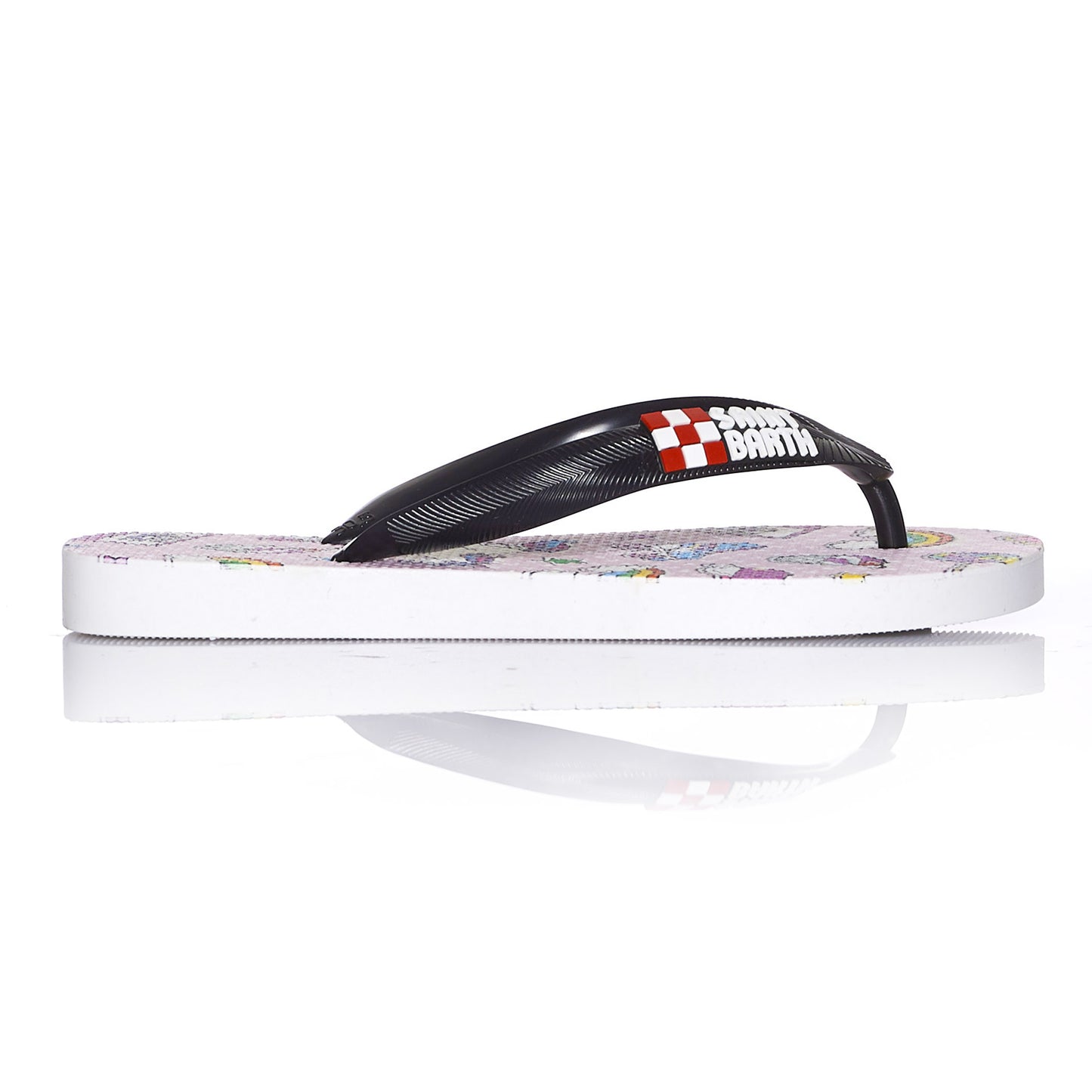 Girl's Flip Flops funny pink print