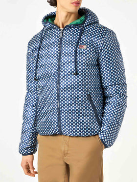 Man double face green down jacket Courchevel
