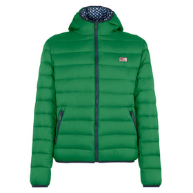 Man double face green down jacket Courchevel