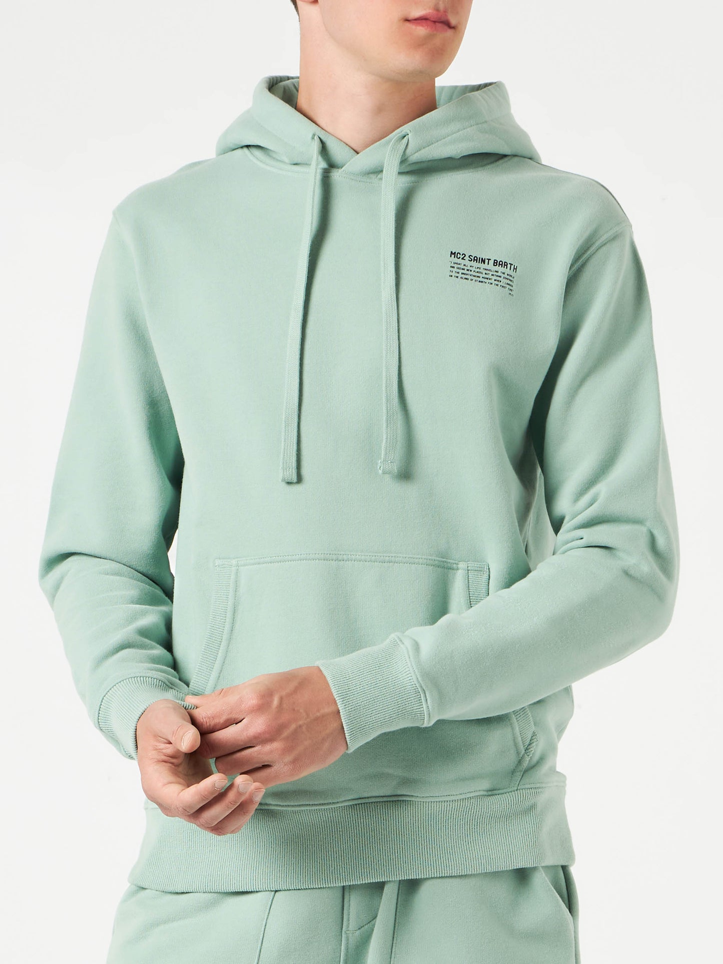 Hellgrüner Kapuzenpullover | Pantone® Sonderausgabe