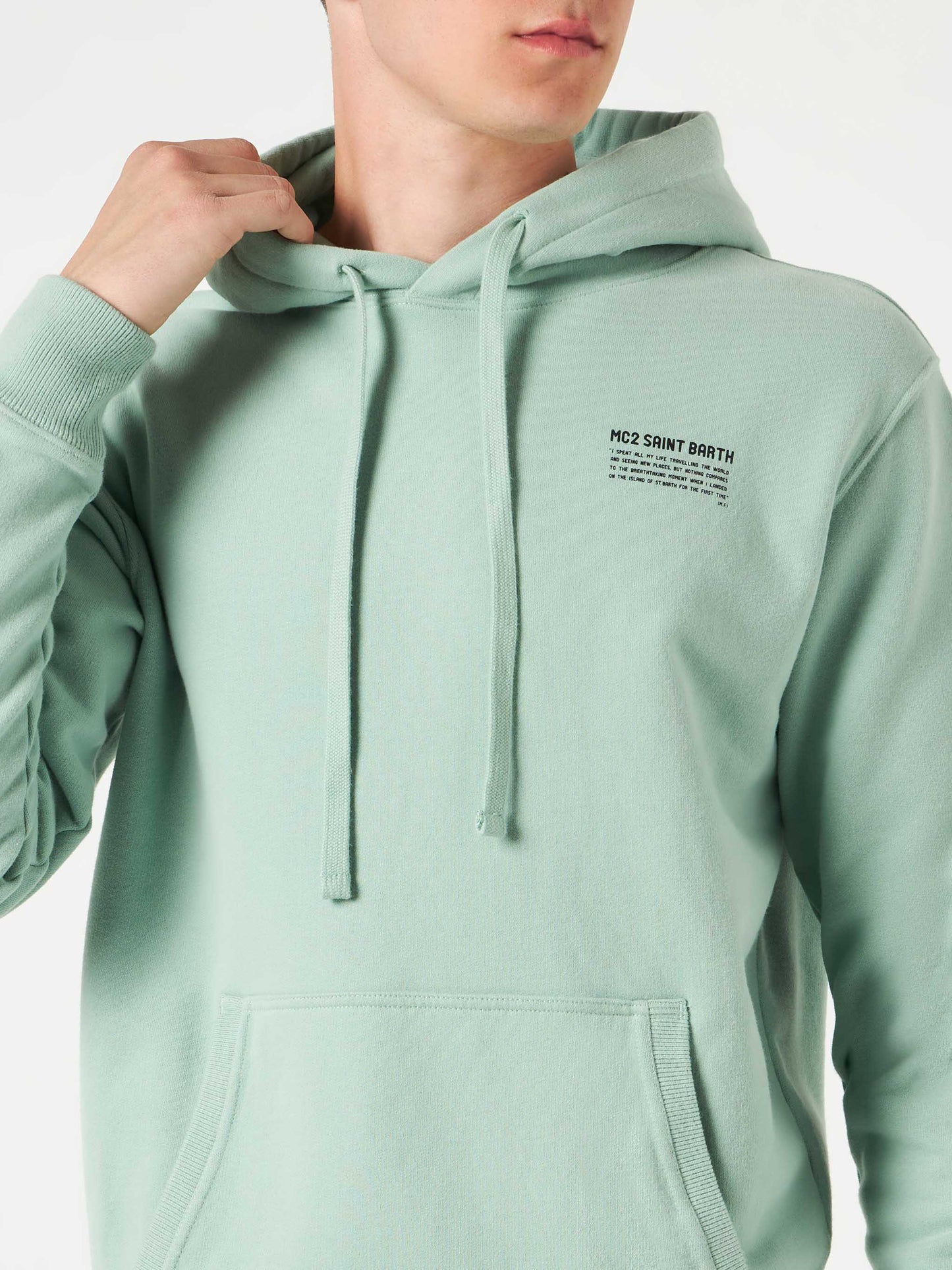 Hellgrüner Kapuzenpullover | Pantone® Sonderausgabe
