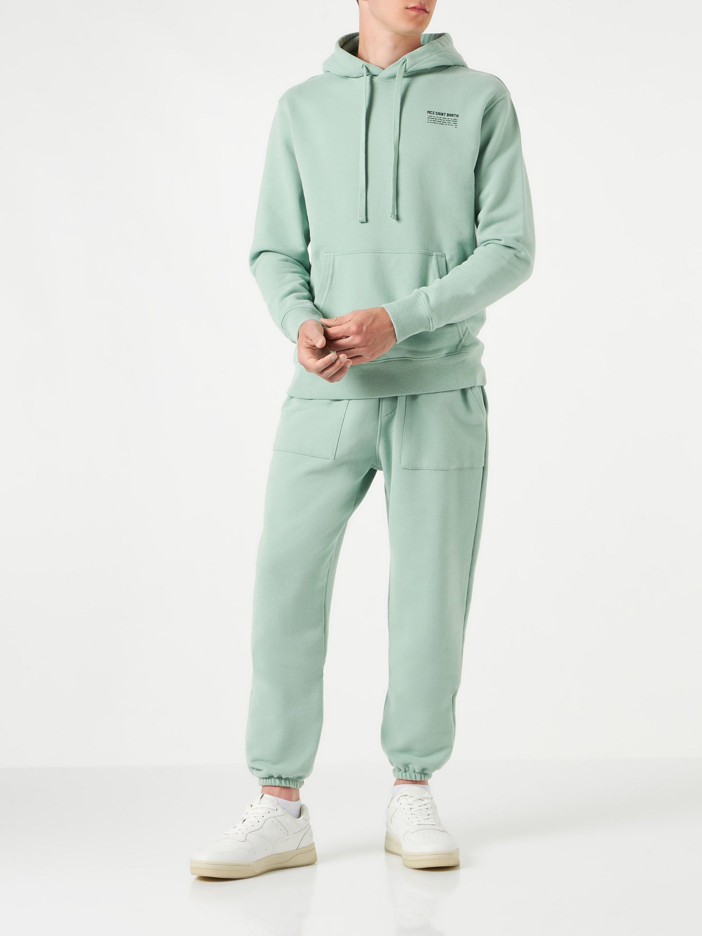 Hellgrüner Kapuzenpullover | Pantone® Sonderausgabe