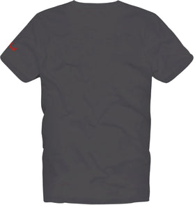 Herren-T-Shirt aus Baumwolle mit Vintage-Behandlung und Stickerei
