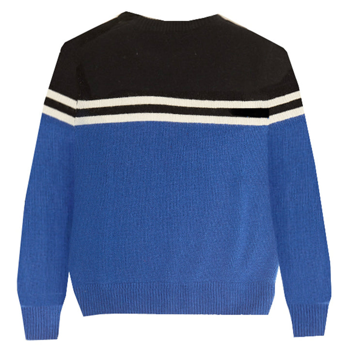 Maglia bluette da bambino con patch