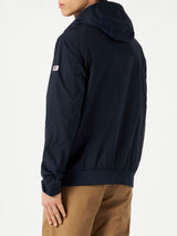 Blu navy zipped midweight windbreaker