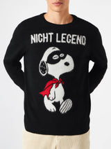 Weicher Herrenpullover mit Snoopy Night Legend-Aufdruck | SNOOPY – PEANUTS™ SONDEREDITION