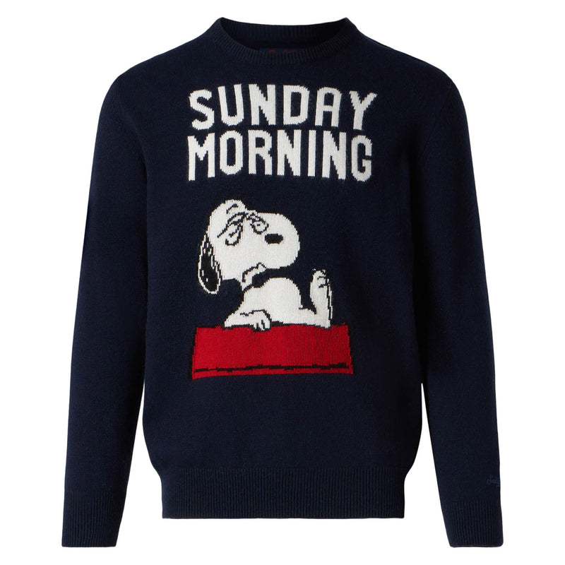 Maglione da uomo con stampa Snoopy Sunday Morning | SNOOPY - EDIZIONE SPECIALE PEANUTS™