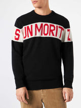 Maglione da uomo con stampa Sun Moritz