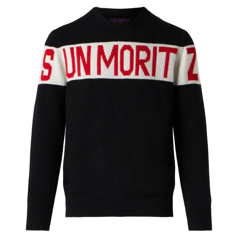 Maglia da uomo con stampa Sun Moritz