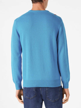 Maglione da uomo con cartolina Campiglio