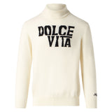 Maglia dolcevita in misto cashmere